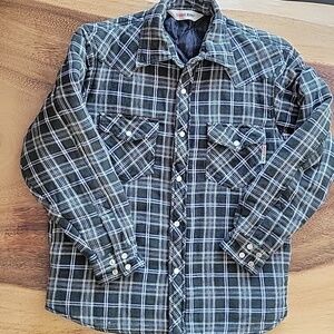 Work King quilted jacket, euc, md - best guess